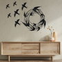 Wallity Migration - 2 Accesorio decorativo de metal multicolor